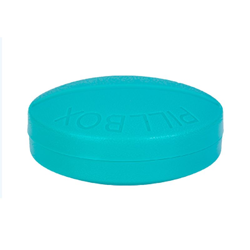 Macaron Color Round 4 Section Pill Box Portable Small Week Travel Dispensing Drug Storage Mini Box