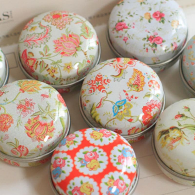 Mini Macaron Pill Box Søt Fargerike Smykker Oppbevaringsboks Organizer Case Container