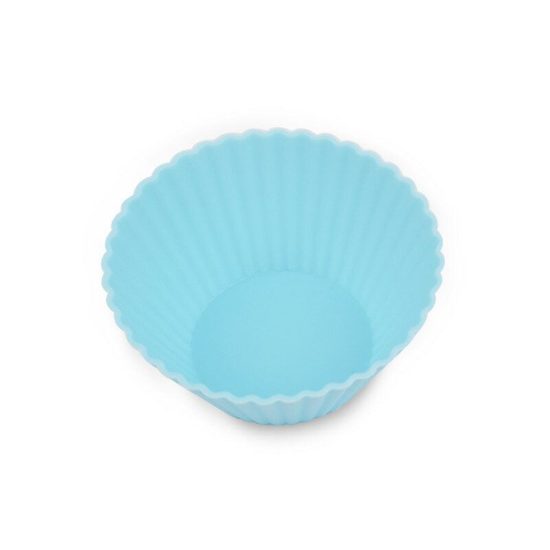 1 Stk Silikon Cupcake Liners Gjenbrukbare Bakekopper Nonstick Easy Clean Muffinsformer 4 Former