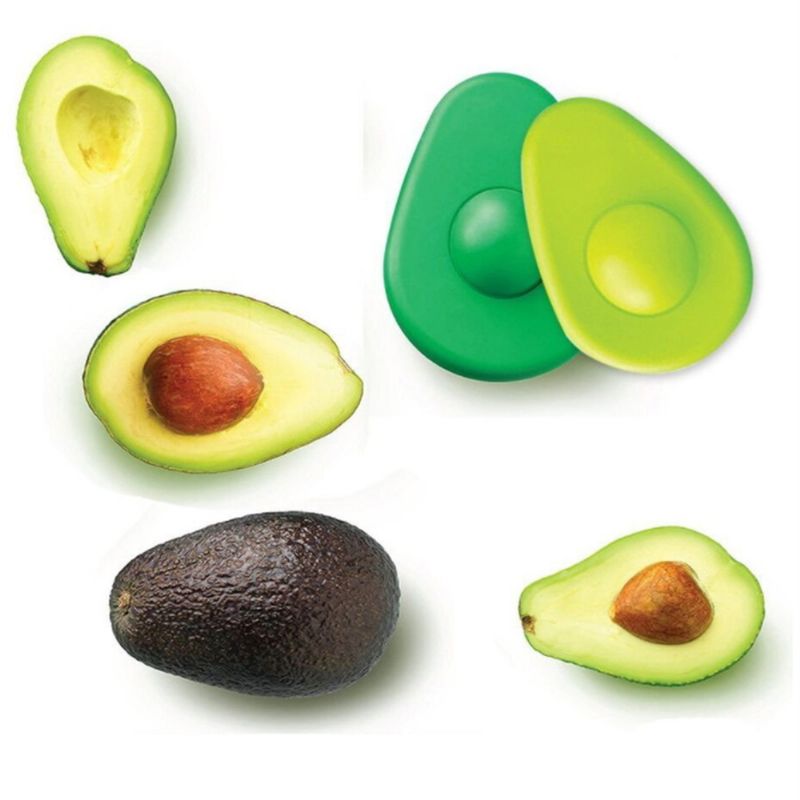 2 Stk Avocado Huggers Food Grade Silikon Kjøleskapsorganer Gjenbrukbar Avokadoholder