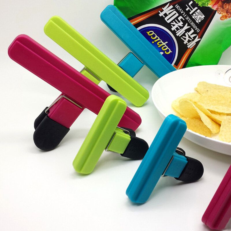 2 Stk Plastpose Seal Clip Universal Food Creative Fresh Fuktsikker Snack