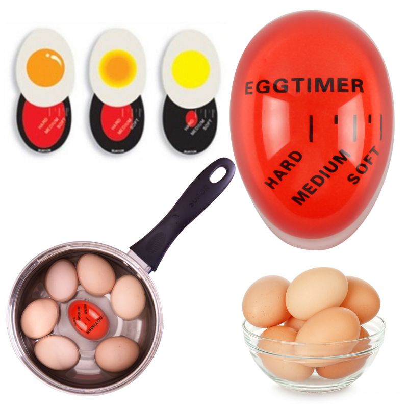 2 Stk Smart Eggtimer For Koking Av Myke Eller Hardkokte Egg Varmefølsomme Fargeskiftende Egg Matlaging Kjøkkenverktøy Timer Bpa Gratis For Kone Julegave Black Friday Salg