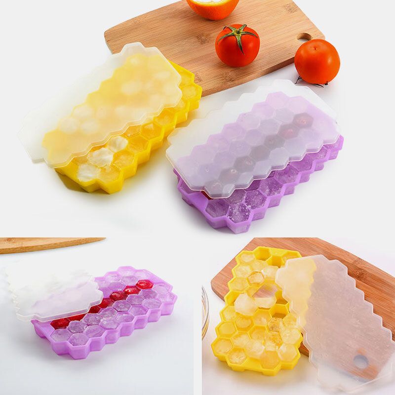 37 Grid Honeycomb Silikon Ice Cube Diy Crushed Ice Ice Maker Ice Mold