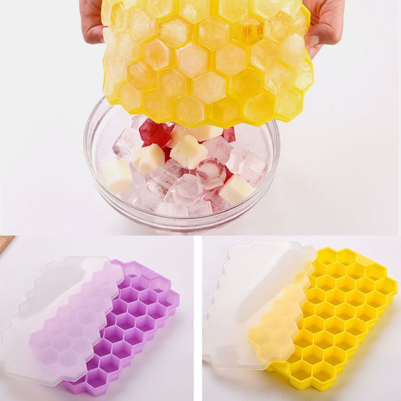 37 Grid Honeycomb Silikon Ice Cube Diy Crushed Ice Ice Maker Ice Mold