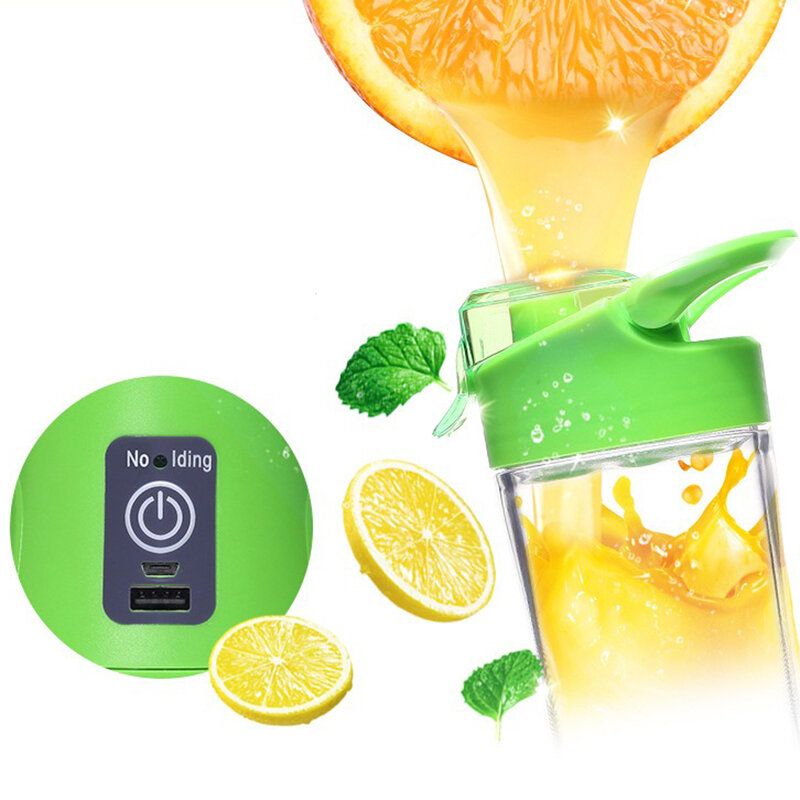 400ml Mini Juicer Oppladbar Multifunksjon Elektrisk Juicekopp Hjemmeportabel