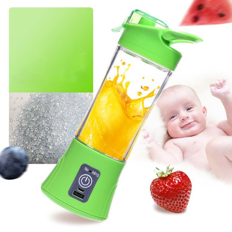 400ml Mini Juicer Oppladbar Multifunksjon Elektrisk Juicekopp Hjemmeportabel