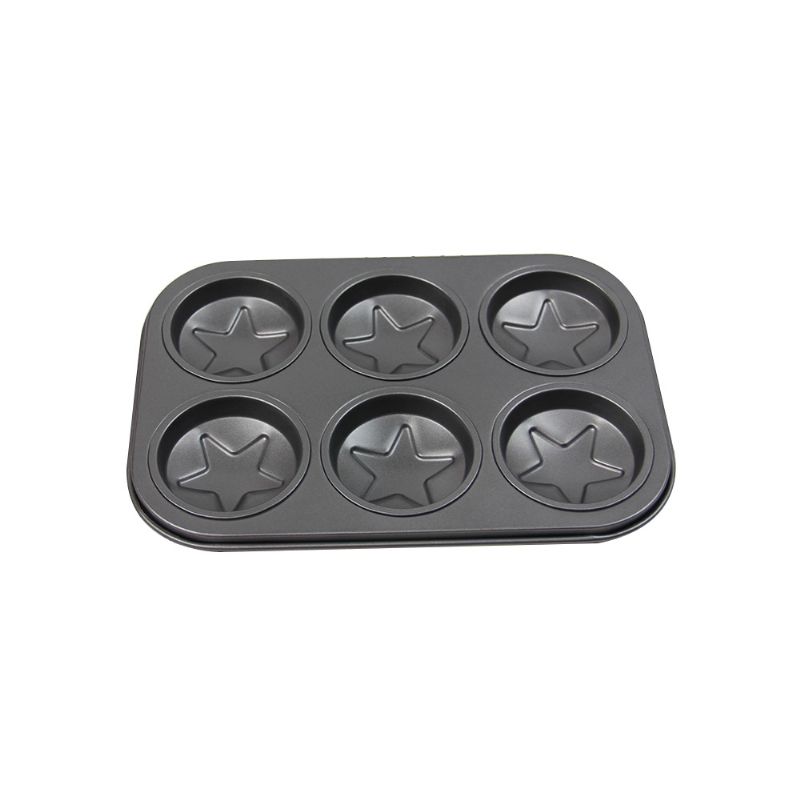 6 Kopper Muffinspanne Brødformer Kake Bakeware Seashell Bjørn Form Diy Sjokolade Bakeform