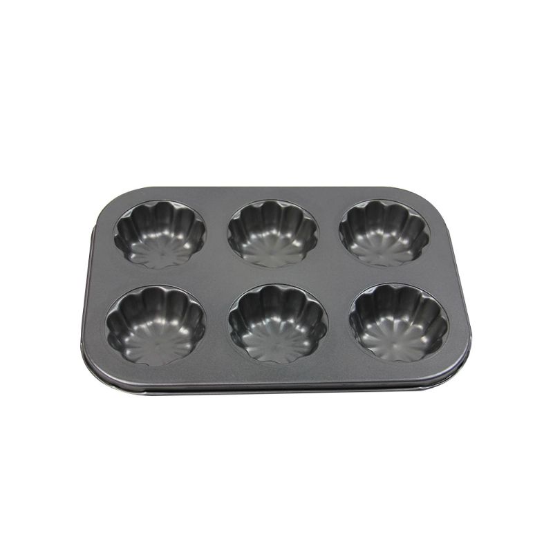 6 Kopper Muffinspanne Brødformer Kake Bakeware Seashell Bjørn Form Diy Sjokolade Bakeform