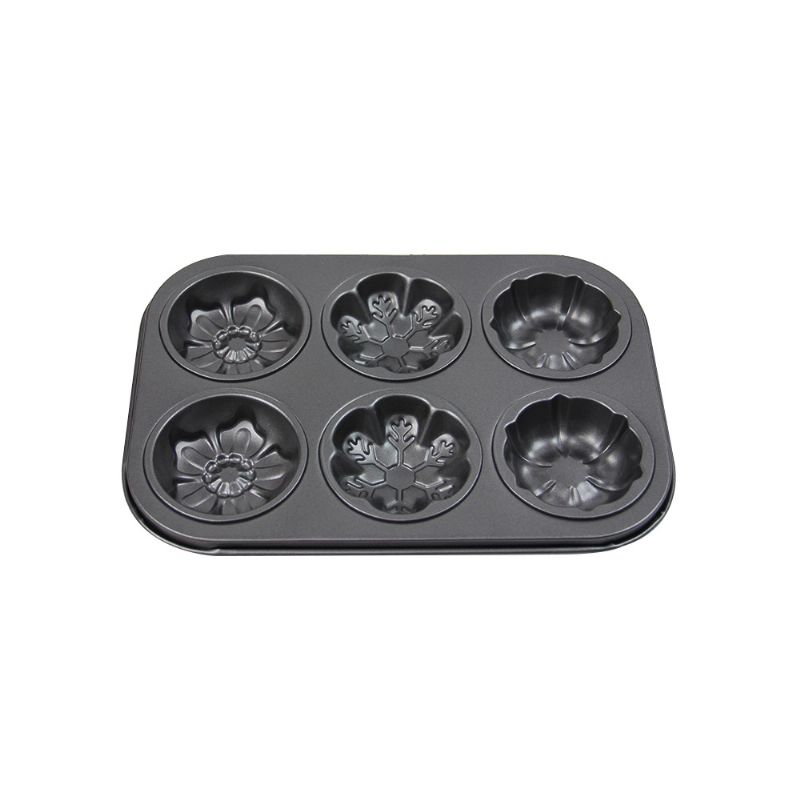 6 Kopper Muffinspanne Brødformer Kake Bakeware Seashell Bjørn Form Diy Sjokolade Bakeform