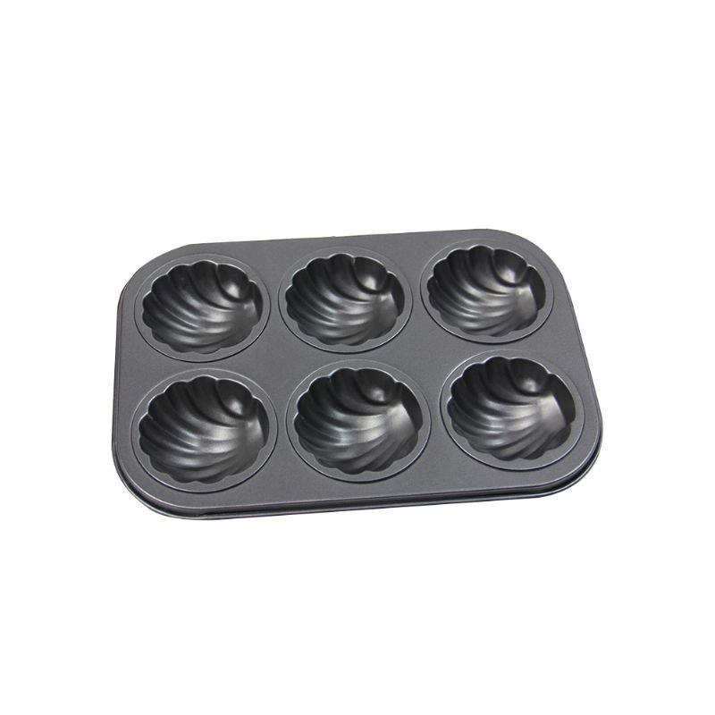 6 Kopper Muffinspanne Brødformer Kake Bakeware Seashell Bjørn Form Diy Sjokolade Bakeform