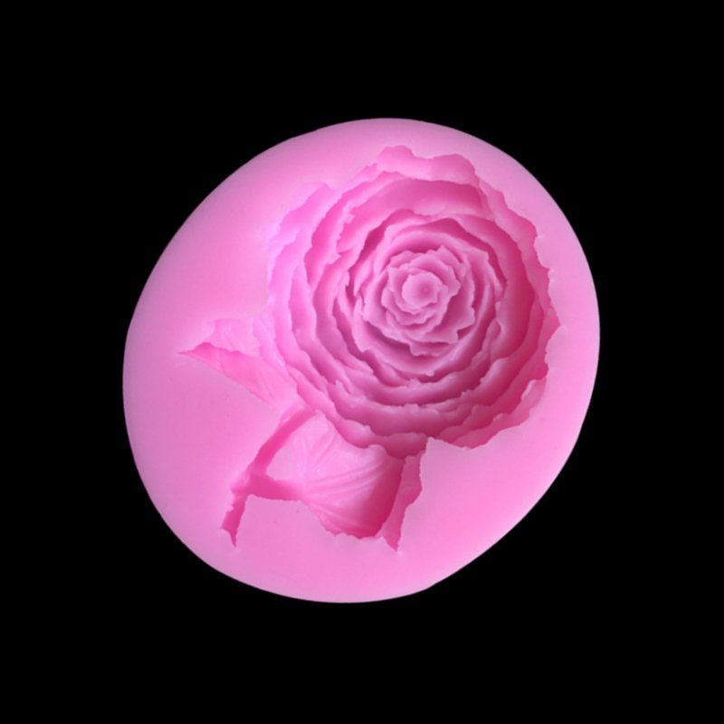 7.3*6.5*1.8cm Kakeform Bukett Rose Ball Silikon