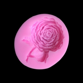 7.3*6.5*1.8cm Kakeform Bukett Rose Ball Silikon