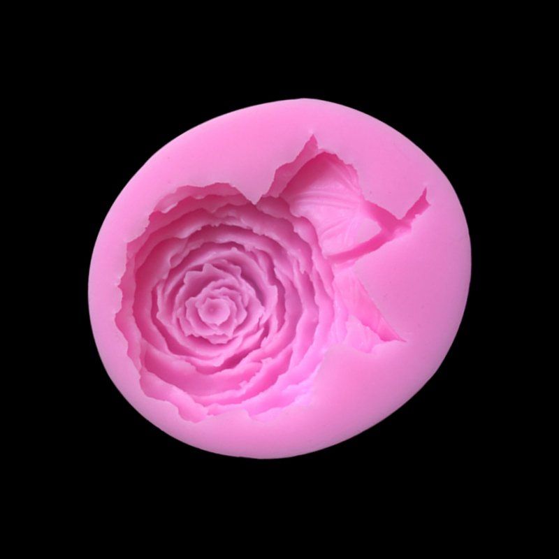 7.3*6.5*1.8cm Kakeform Bukett Rose Ball Silikon