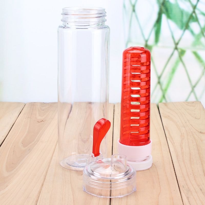 800ml Infuser Vannflasker Sykling Sport Trening Frukttilførsel Bpa-fri