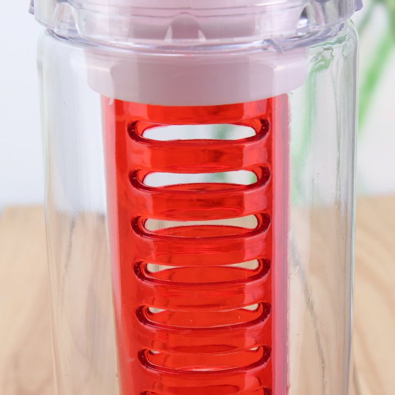 800ml Infuser Vannflasker Sykling Sport Trening Frukttilførsel Bpa-fri