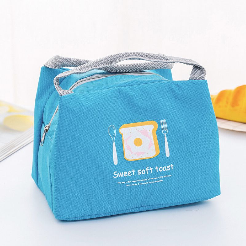 Bærbar Thicken Lunch Tote Bag Oxford Waterproof Cooler Isolert Håndveske Søte Oppbevaringsbeholdere