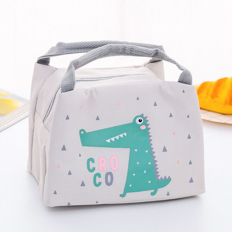 Bærbar Thicken Lunch Tote Bag Oxford Waterproof Cooler Isolert Håndveske Søte Oppbevaringsbeholdere