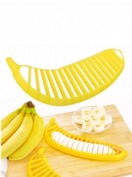 Banan Slicer Cutter Chopper Fruktsalat Grønnsaksskreller Kjøkkenverktøy