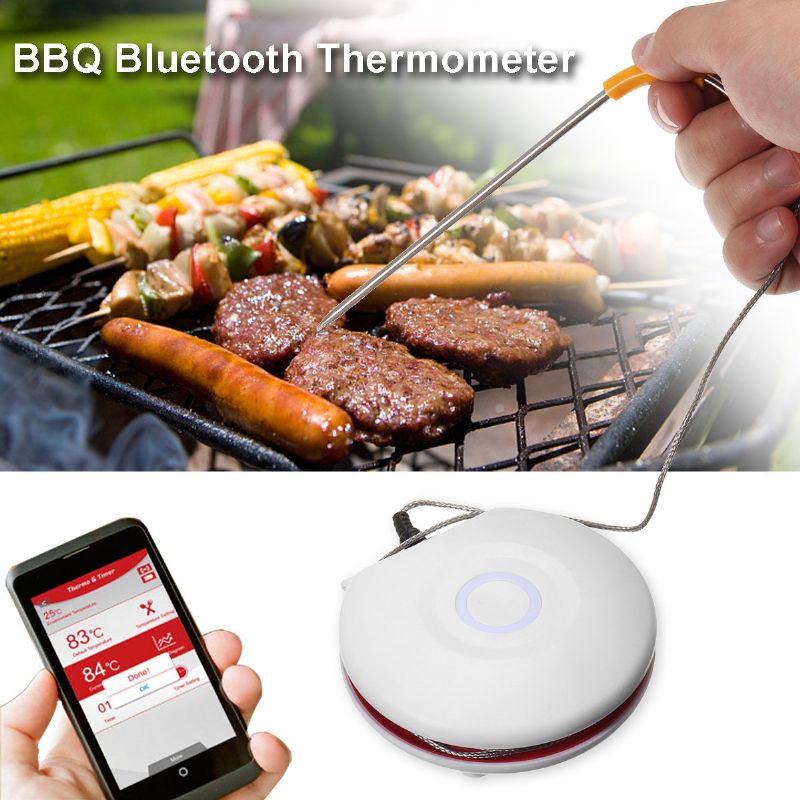 Bluetooth Matlaging Bbq Termometer Kjøkkenverktøy Piknik Gadgets