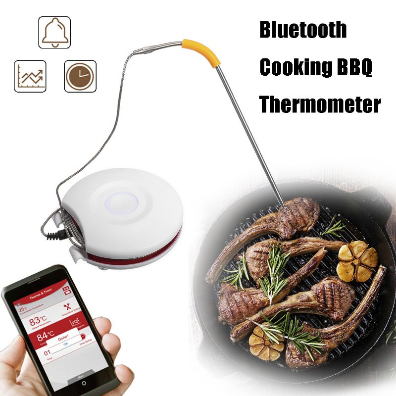 Bluetooth Matlaging Bbq Termometer Kjøkkenverktøy Piknik Gadgets