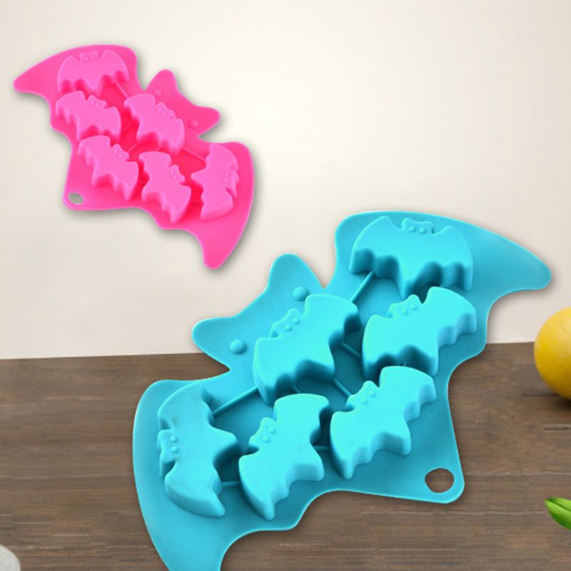 Creative Bat Ice Cube Silikon Iced Pudding Jelly Mold Flaggermus Sjokolade Frysstøping