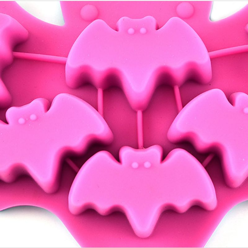 Creative Bat Ice Cube Silikon Iced Pudding Jelly Mold Flaggermus Sjokolade Frysstøping