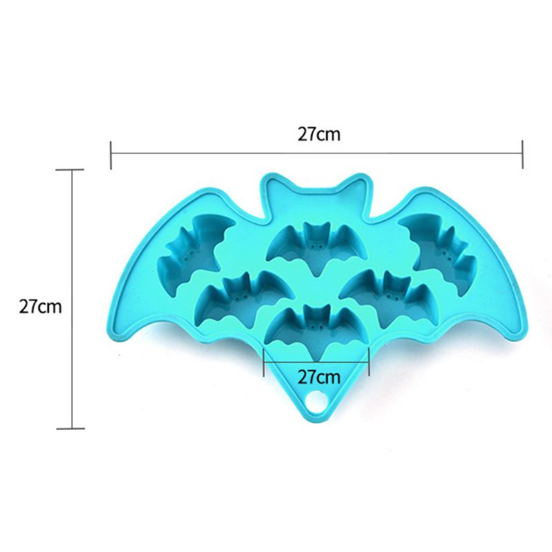 Creative Bat Ice Cube Silikon Iced Pudding Jelly Mold Flaggermus Sjokolade Frysstøping