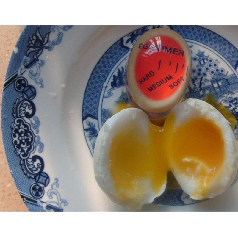 Fargeskiftende Perfekt Egg Timer 2 Pack Varmesensitiv Egg For Kokker Matlaging