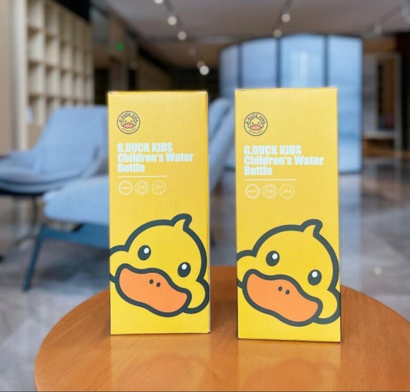 G.duck Little Yellow Duck Smart Termoskopp Kreativ Temperaturvisning Vannkopp Business Rustfri Stålkopp