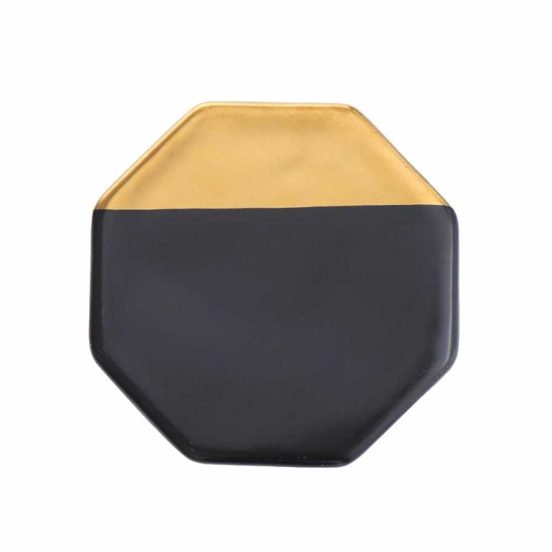 Gold Marmor Coasters Keramisk Coaster Tekoppblokk Nord-europa-stil Sklisikker Varmeisolasjonsbrikke For Husholdninger