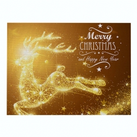 Golden Printing Series Christmas Bomullsmatter Hjem Stoff Bordmatte Kjøkkenutstyr Western Mat