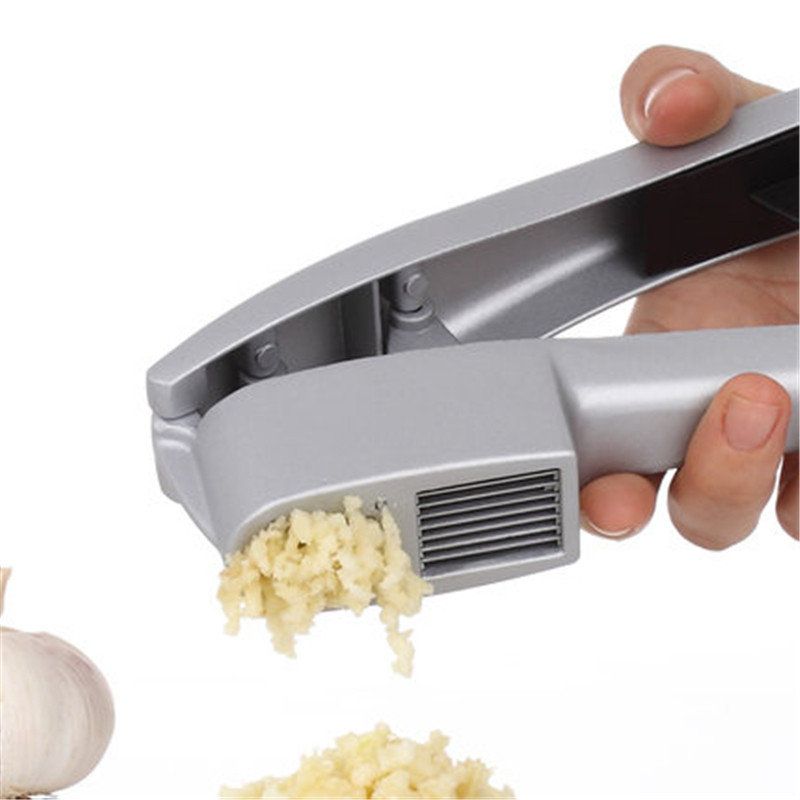 Hvitløkspresse Slicer Die Cast Non-stick Coating Kjøkken Gadgets Ginger Crusher Peeler