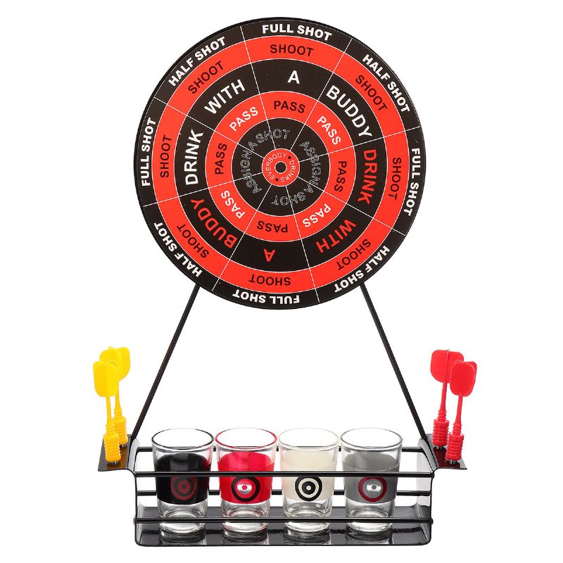 Kcasa Bt-500 Creative Mini Magnet Dart Toy Shot Set Party Entertainment Drikkespill Med Glass Cu