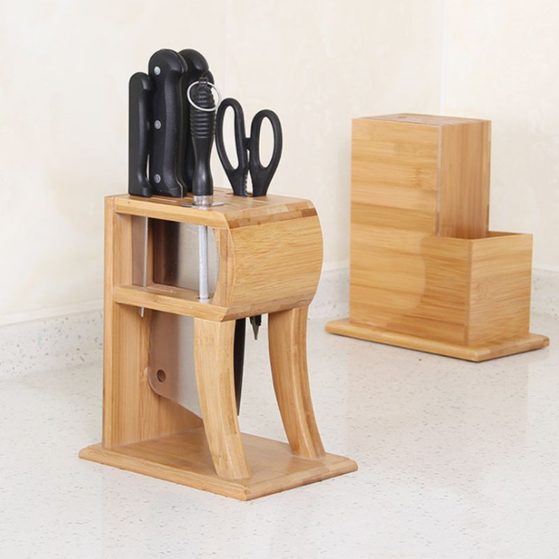 Kjøkkenkniver Organizer Best Knive Storage Bambus Knife Block