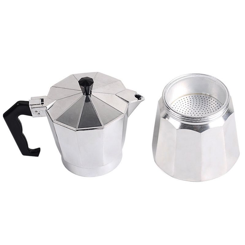 Komfyrtopp Kaffetrakter Aluminium Mokka Espresso Percolator Pot Pot