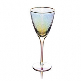 Lon-belagt Med Hammerkantet Designglass Rødvinsglass Family Wine Cocktail Champagneglass