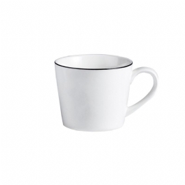 Minimalistisk Elegant Hvit Keramikkkrus Stor Kapasitet Ren Farge Kontor Husholdningsfrokost Melk Kaffekopp