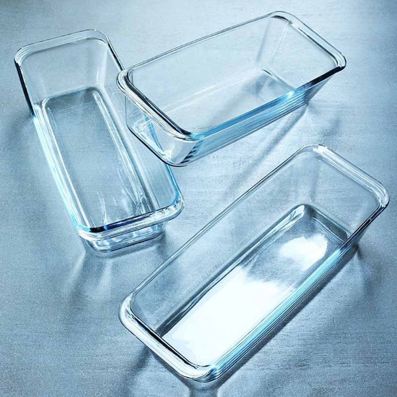 Nonstick Bakeware Glass Toast Pan Kjøkken Essential Premium Food Grade Borosilikat Bakeform For Cake Bakt Ris