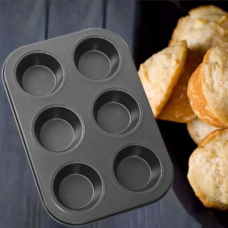 Nonstick Muffins Bakepanne Terteform Slitesterk Rund Kakeform