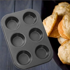 Nonstick Muffins Bakepanne Terteform Slitesterk Rund Kakeform