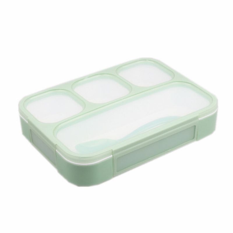 Nordic Style Student Lunch Box Three/fire Grids Fri For Bfa Food Storage Box