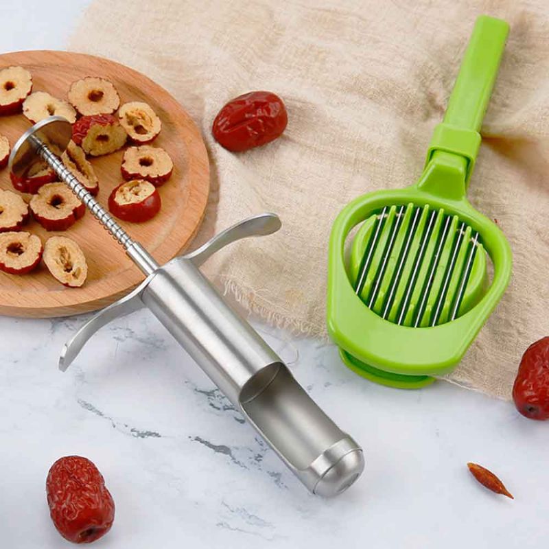 Red Dadler Frøfjerner Fruit Corer Husholdnings Red Tool