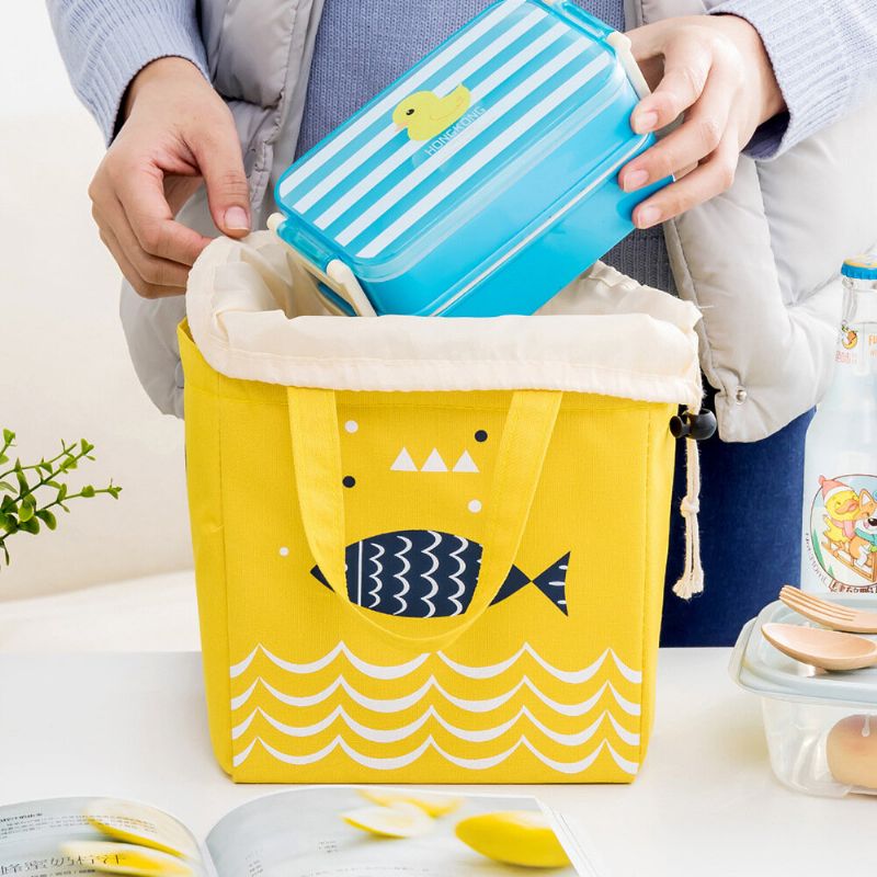 Snøring Lunch Tote Bag Picnic Cooler Isolert Håndveske Matoppbevaringsbeholder