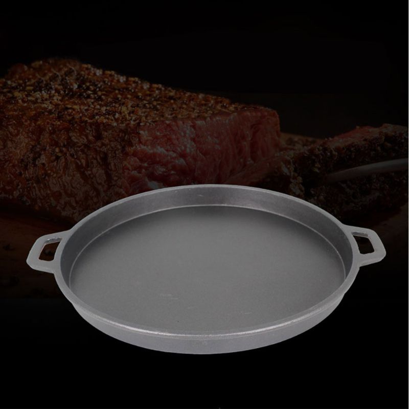 Støpejern Nonstick Baking Stekepanne Universal Food Grade Quick Release Coating Steking Bakeware Kjøkken Gadget Cast