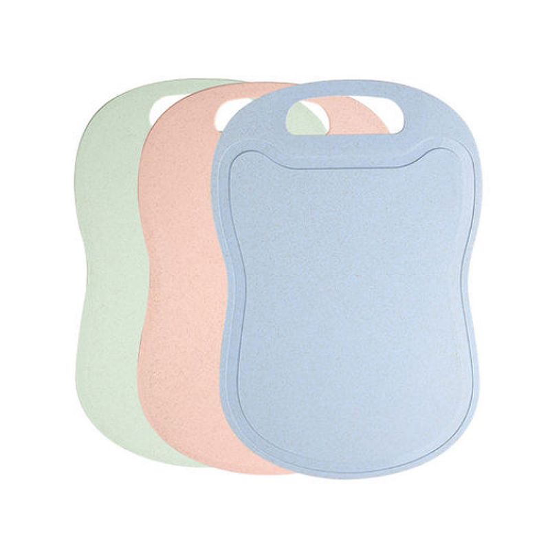 Wheat Straw Cutting Board Baby Food Frukt Kitchen Panel