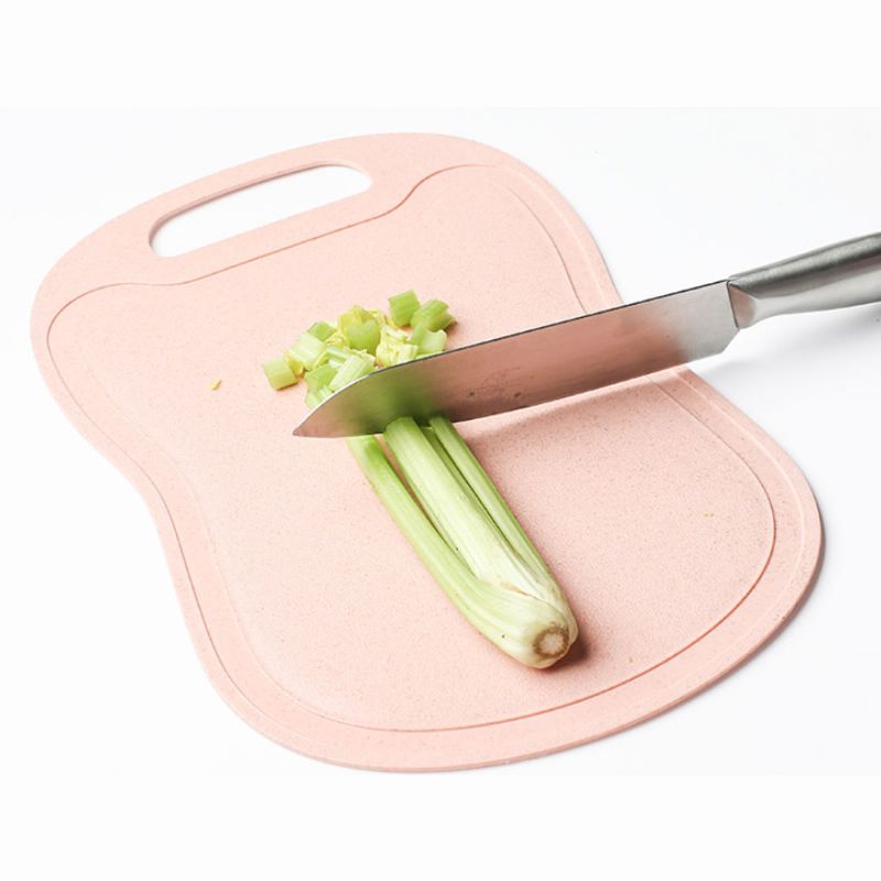 Wheat Straw Cutting Board Baby Food Frukt Kitchen Panel