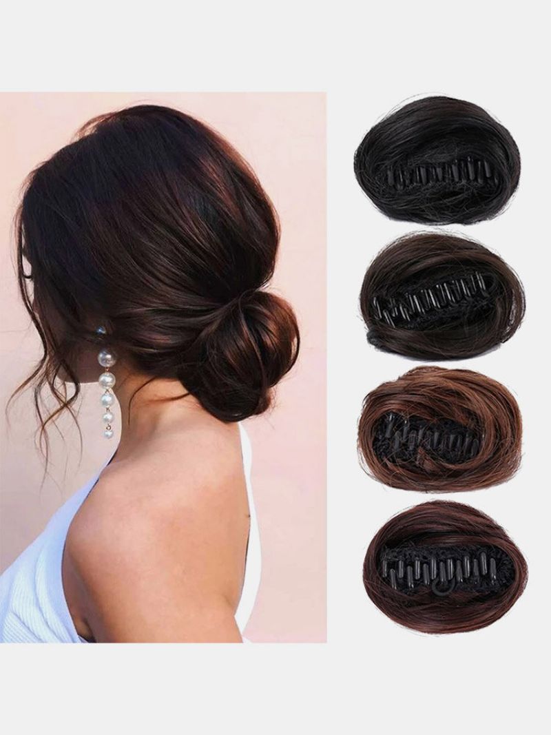 13 Farger Claw Clip Coil Hår Maruko Hair Liten Parykkpose Fluffy Aldersreduksjon Syntetisk Hårforlengelsesveske