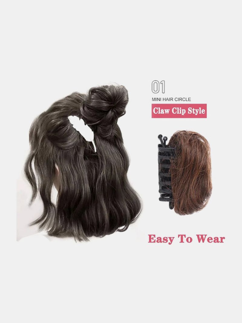 13 Farger Claw Clip Coil Hår Maruko Hair Liten Parykkpose Fluffy Aldersreduksjon Syntetisk Hårforlengelsesveske