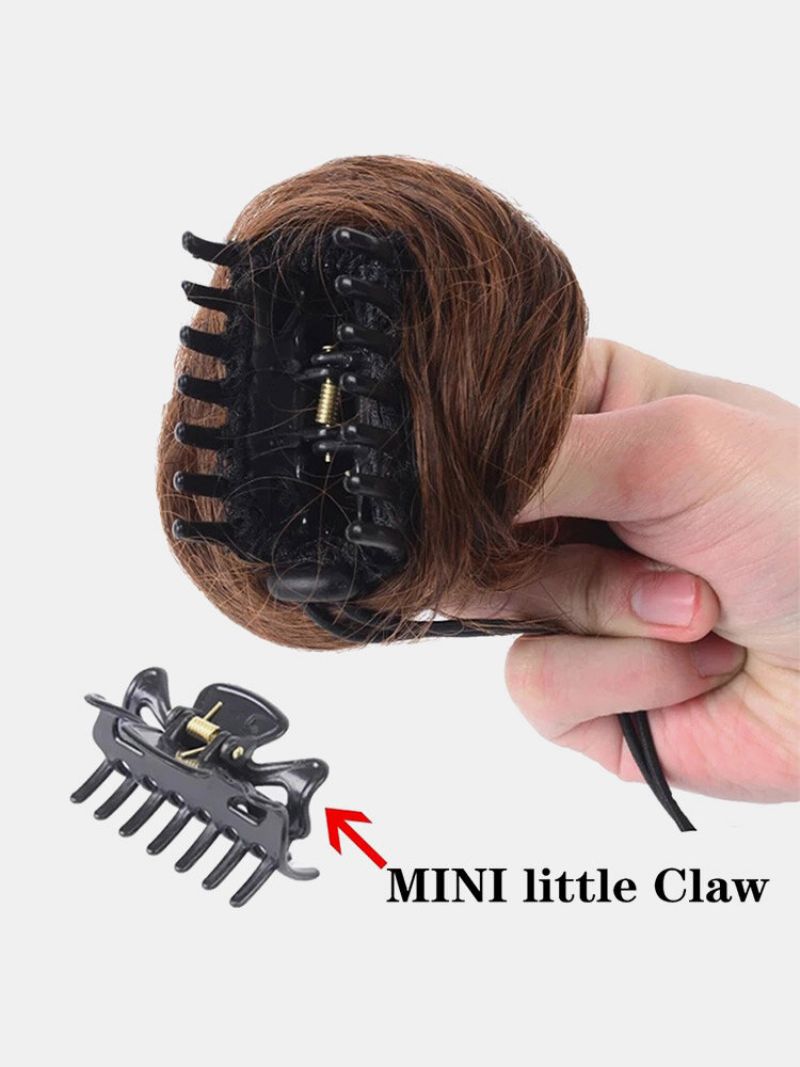 13 Farger Claw Clip Coil Hår Maruko Hair Liten Parykkpose Fluffy Aldersreduksjon Syntetisk Hårforlengelsesveske