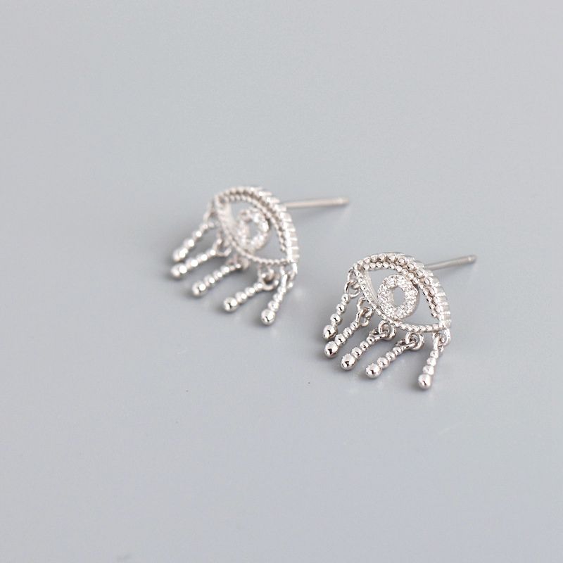 925 Sterling Sølv Demon Eye Of Horus Øredobber Studs